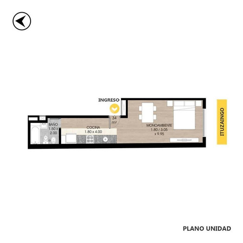 Imagen 1 de 17 de Departamento - Abasto