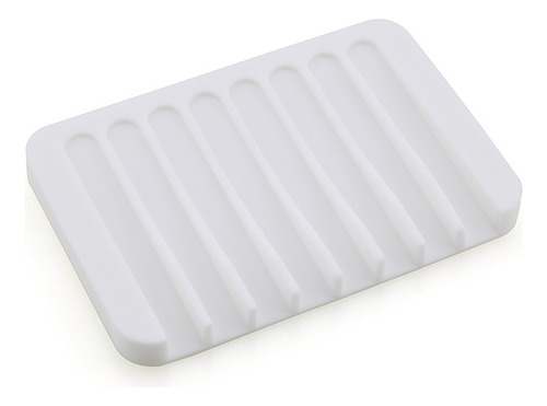 Saboneteira Em Silicone Com Dreno Mantém O Sabonete Novo