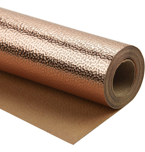 Rollo De Papel Wrapaholic - Oro Rosa Brillante Con Brillo Co