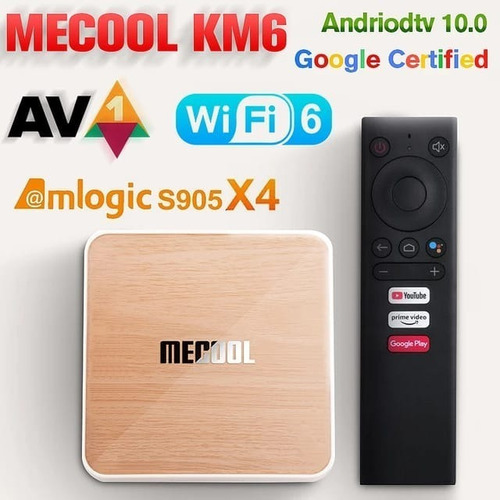 Tv Box Mecool Km6 4gb/64gb Android Tv 10 Gama Premium 2021