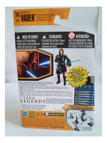 Darth Vader (sl11) Star Wars Saga Legends (Usado)