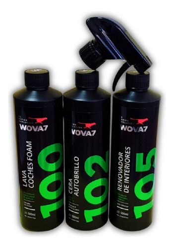 Wova7 Kit Limpieza Interior Full + Restauracion 500ml