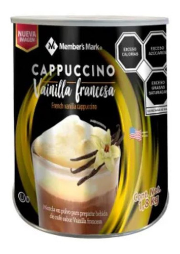 Café Member's Mark Capuccino Vainilla Francesa Con 1.8 Kg 