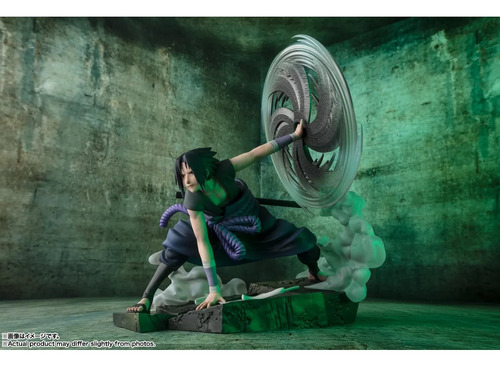 Sasuke Luz e Escuridão Mangekyo Sharingan Naruto Figuartszero