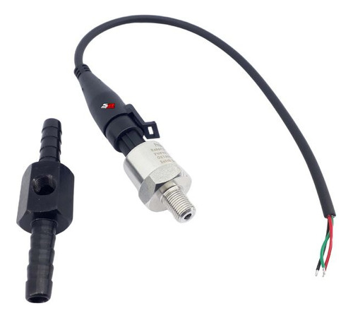 Sensor Pressão 10bar C/ Adaptador Linha De Combustível 3/8