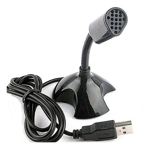 Microfono Usb Model Dh/101 Negro