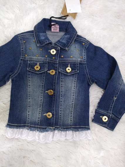 jaqueta jeans infantil customizada