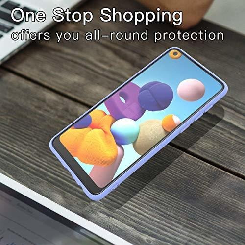 Estuche Para Samsung Galaxy A21 Protector Pantalla Cristal F