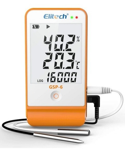 Data Logger Temperatura Humedad Elitech Gsp6