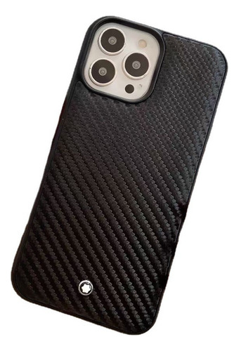Funda Protectora Montblanc Negra For iPhone 14 Pro Max