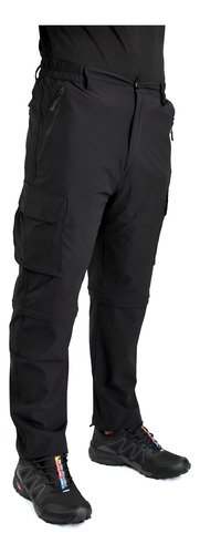 Pantalón Bermuda Secado Rápido Hombre Desmontable Elt 8148