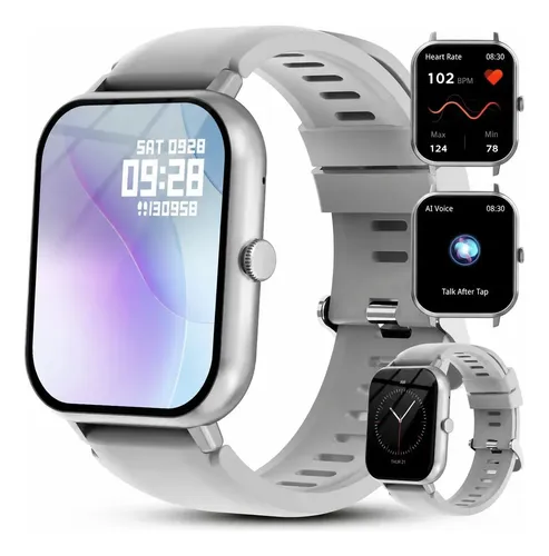 Smartwatch esportivo preto