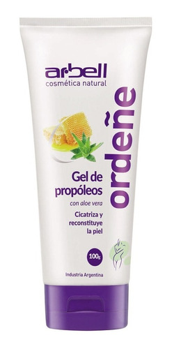 Gel De Propóleos Con Aloe Vera Cicatriza Reconstituye Piel 