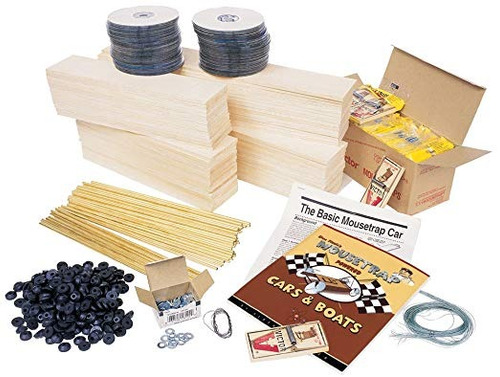 Kit Pitsco Madera De Balsa Ratonera Del Vehículo (para 30 Es