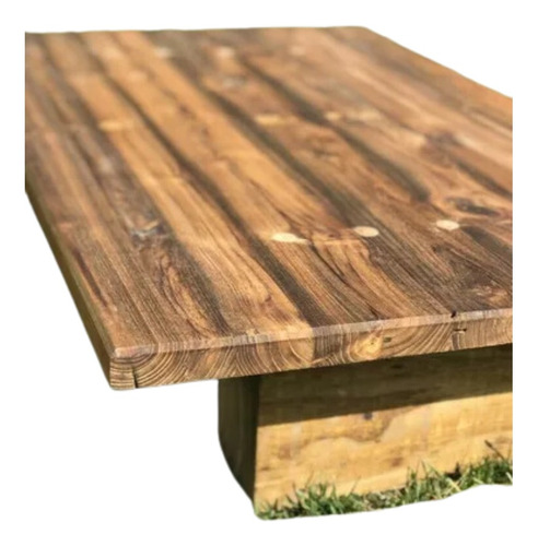 Cubierta Para Mesa De Madera Pino Acabado Barniz Poliuretano