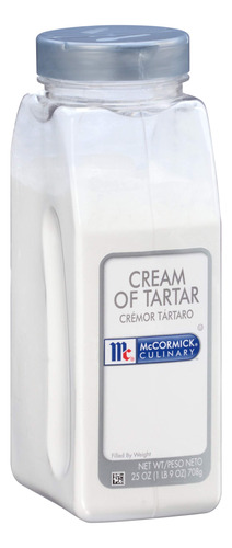 Mccormick Culinary Crema De Tartar, 25 Onzas, Un Recipiente