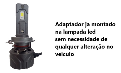 Kit Lampada Led H7 Farol Jetta 2013 2014 2015 Canbus
