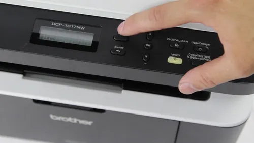 Impresora multifunción monocromática Brother DCP DCP-1617NW con wifi