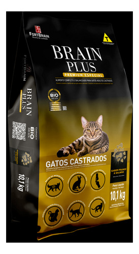 Alimento Para Gatos Castrados 10,1 Kg Sabor Carne Y Arroz