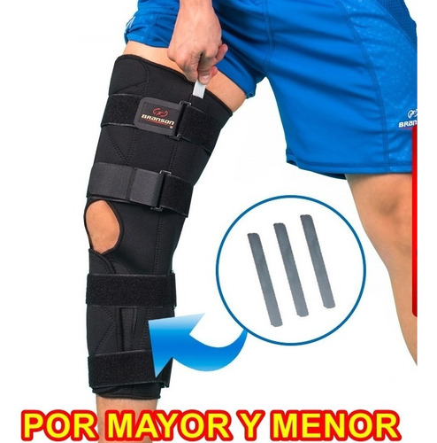 Inmovilizador De Rodilla 4 Bandas 4 Ballenas De Aluminio
