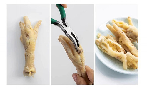 2 Herramienta Deshuesada Para Patas De Pollo, Clip Verde
