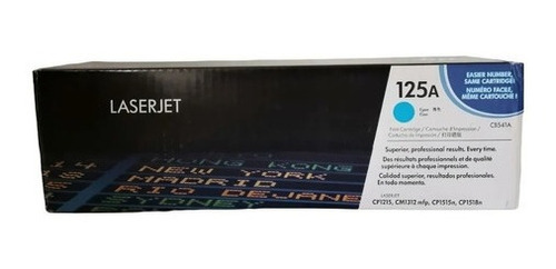 Pack Toner Laserjet Tinta Repuesto Impresora Color Azul 125a