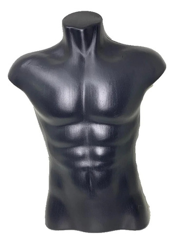 Busto Masculino Manequim Para Camiseta/camisa, Preto.