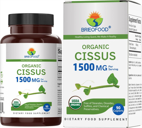 Cissus Quadrangularis Orgánico Formula Premium Americano