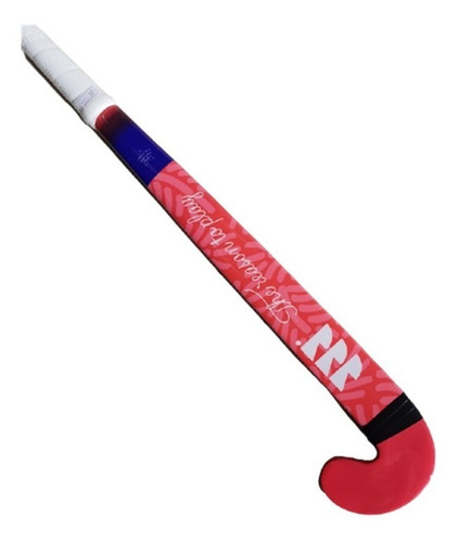 Palo Balling De Hockey Padouk Sticker Y Pala Pintada - Btu