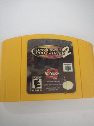Tony Hawk's 2 Pro Skater Nintendo 64 Original 