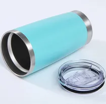 Comprar Vaso Termo De Acero Inoxidable 20 Oz Color Celeste Vaso Termo 20 Oz