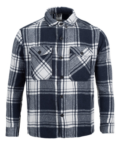 Camisaco Paño Abrigado Hombre