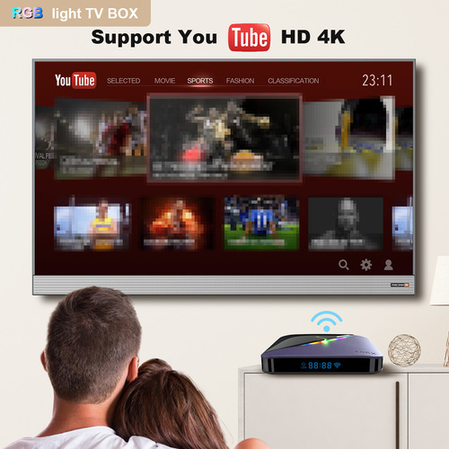 Decodificador De Tv Android A95x W2, Decodificador De Red 4k