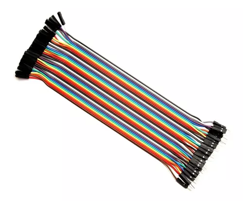 Pack 40 Cables Macho Hembra 20cm Dupont Arduino Protoboard