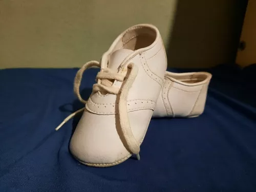 Zapatos Bebe Varón. Blanco Con | MercadoLibre