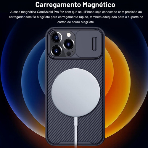 Capa Camshield Pro Magnetic Case Nillkin Para iPhone 15 Plus