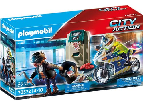 Persecución De Ladrones De Banco De Playmobil