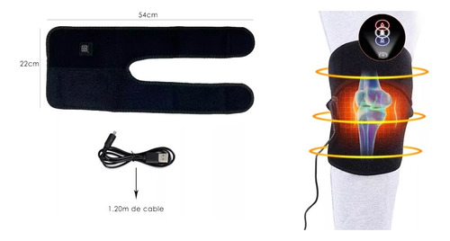Rodillera De Calor Terapia Caliente Fría Almohadilla Rodilla