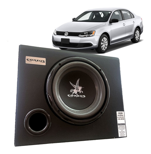 Caixa Subwoofer 8 Polegadas 200wrms Volkswagen Jetta