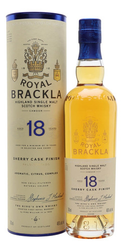Whisky Royal Brackla 18 Anos Palo Cortado Sherry 700ml 46%