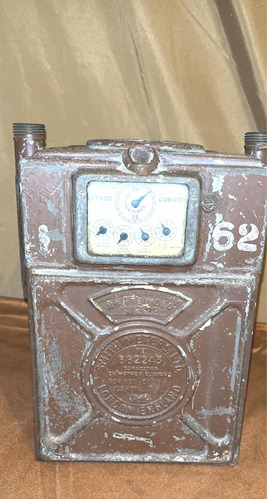 Medidor De Gas Inglés Para Compañía D Montevideo Gas De 1949