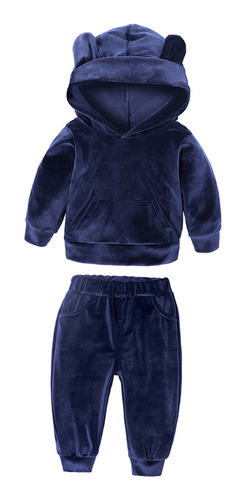 Conjunto De Sudadera Con Capucha Y Pantalones Para Bebés, Ni