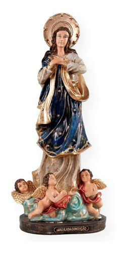 Imagem Material Resina: Nossa Senhora Da Conceição (a848) Cor Pintura Barroco