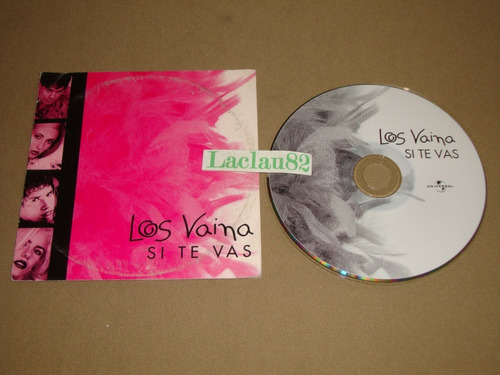 Los Vaina Si Te Vas 1997 Universal Cd Promo Single