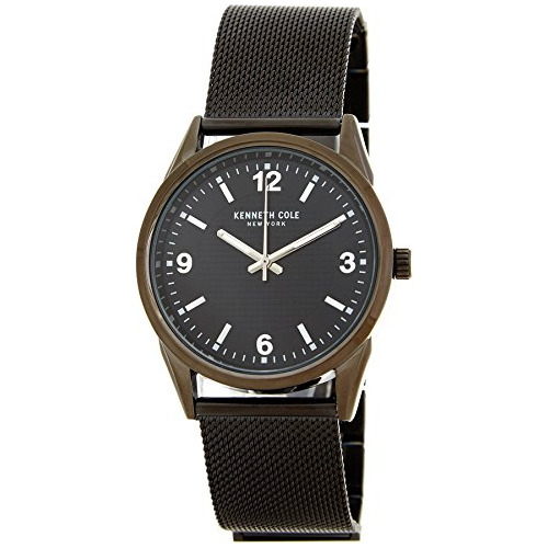 Reloj Kenneth Cole New York De Acero Inoxidable Negro Para H