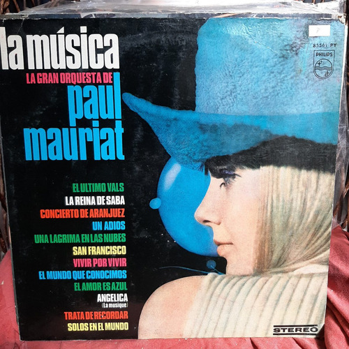 Vinilo Paul Mauriat La Gran Orquesta De La Musica O2