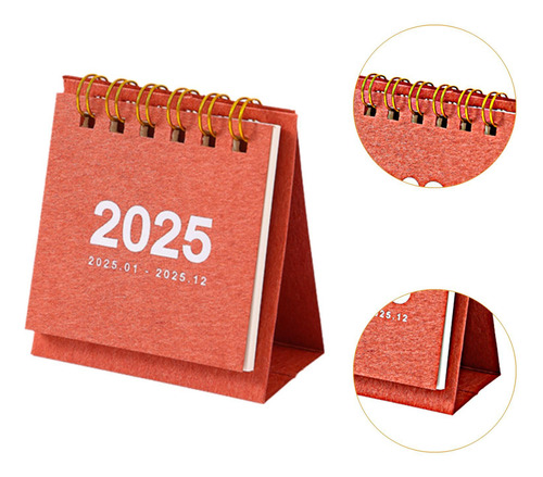Calendario De Escritorio Pequeño, Calendario De Pie, Rojo