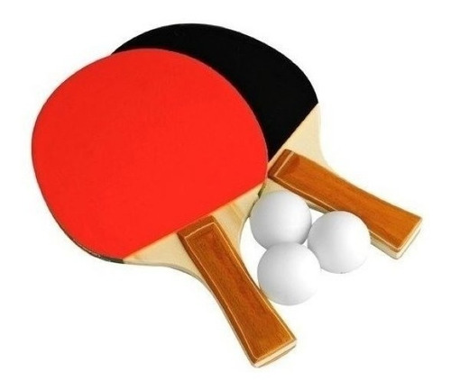 Set Ping Pong 2 Paletas 3 Pelotitas Juguete Niños Diversion