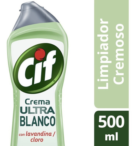 Limpiador Cremoso Cif Ultra Blanco 500ml