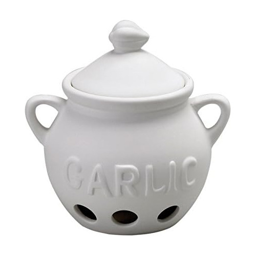 Hic Harold Import Co. Garlic Clove Keeper White Vented ...